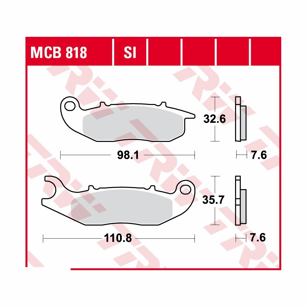 TRW Juego de pastillas de freno Allround MCB818