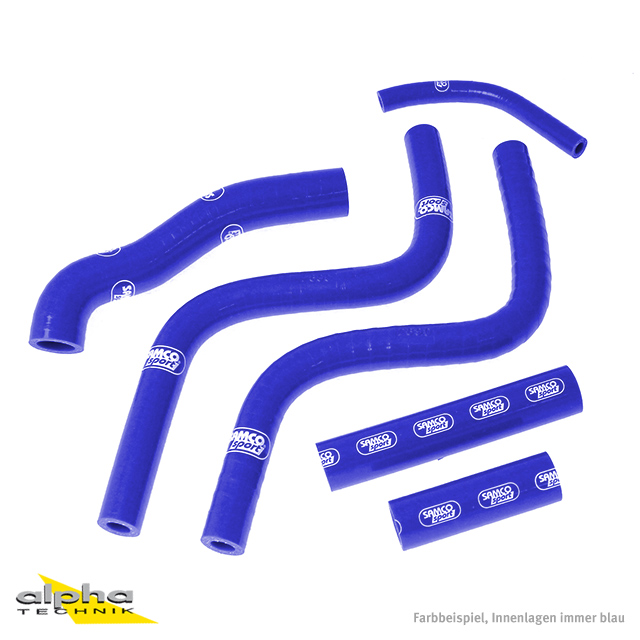 Kit de mangueras de silicona SAMCO SPORT azul para Honda CR250R año de modelo 1988-1991