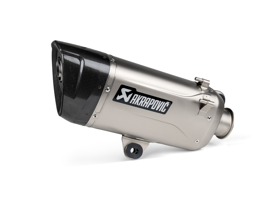 Sistema de escape Akrapovic Slip-On Line (Titanio) para BMW C400X, C400GT, 2025-