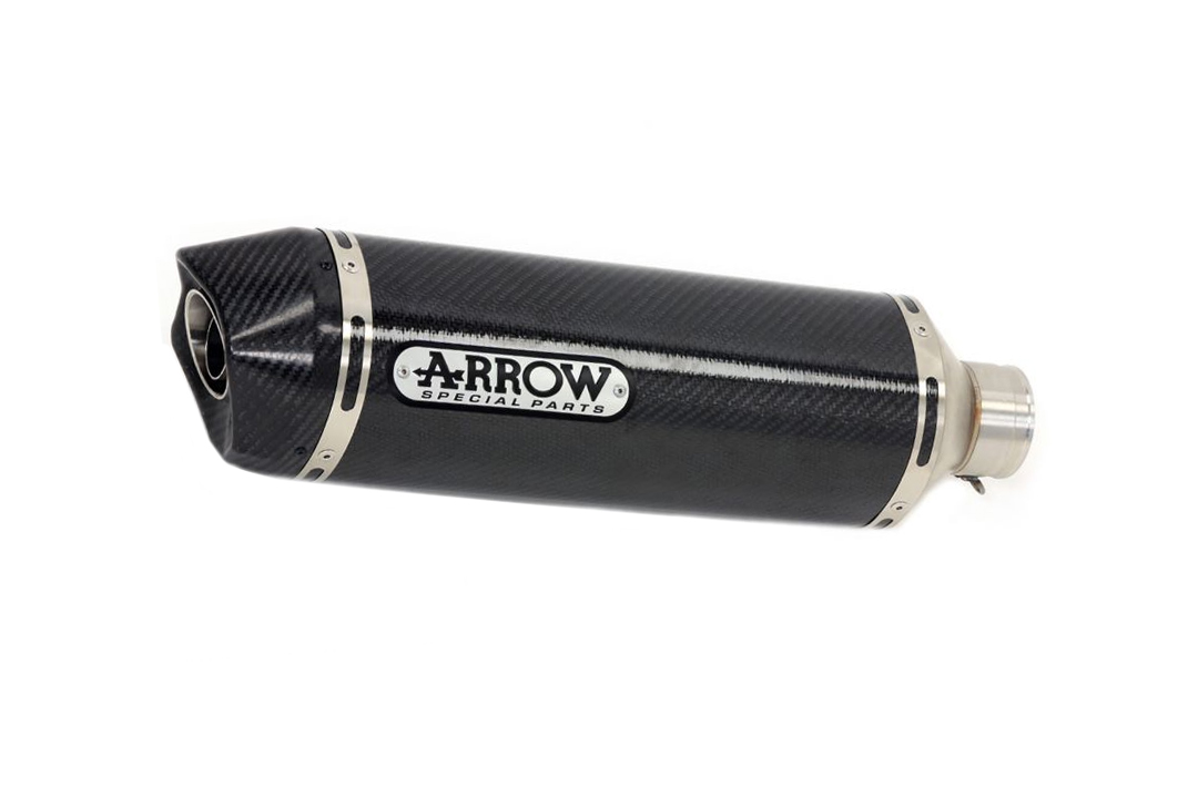 ARROW Silenciador RACE TECH para Kawasaki Z750/Z750R/Z800 2007-16 de Carbono