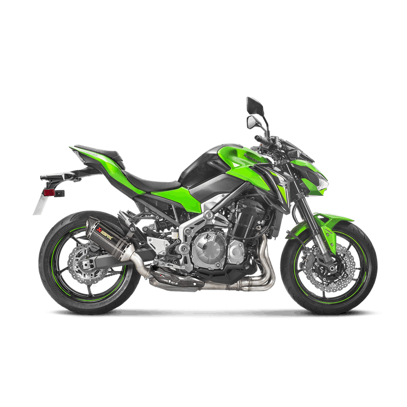 Escudo térmico Akrapovic (Carbono) sistema de escape para Kawasaki Z900 Año del modelo 2017-2018