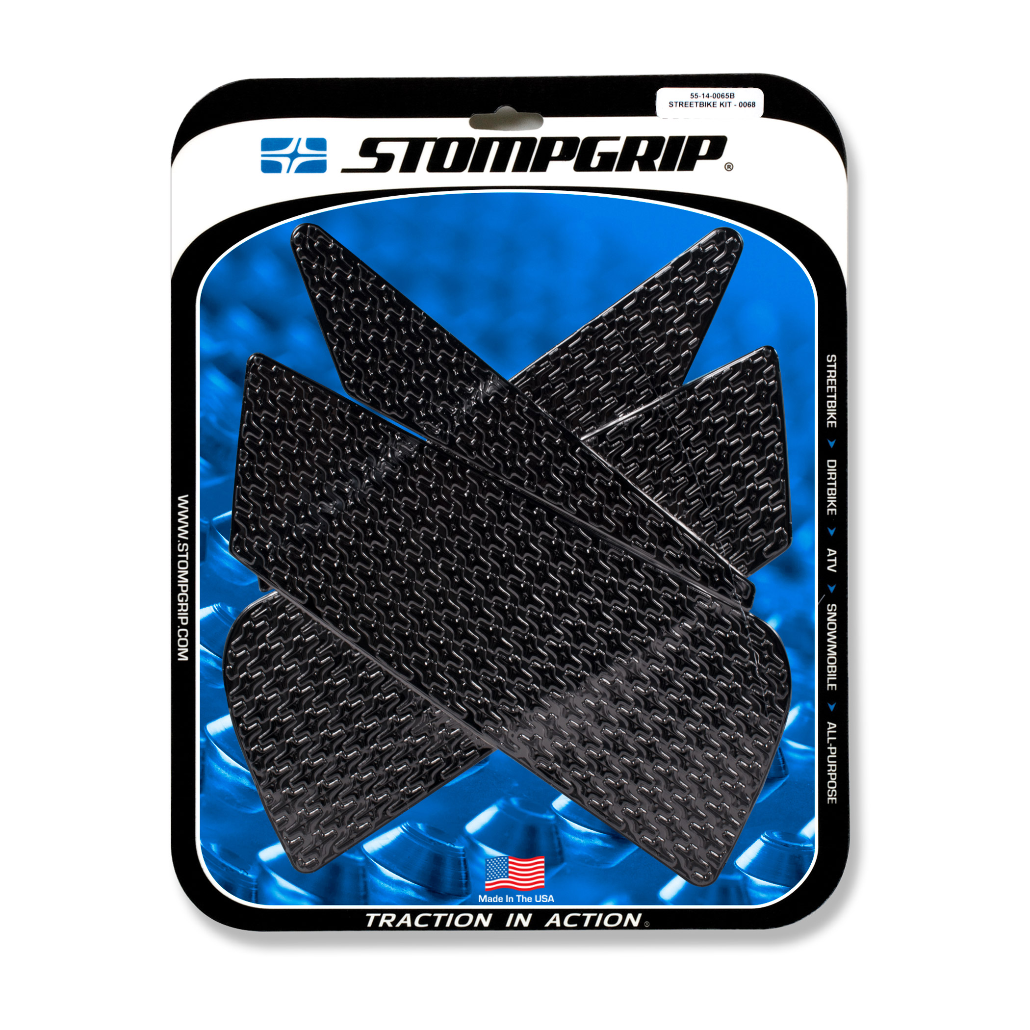 Almohadillas de tracción Stompgrip negras, para Ducati 848 (Evo, S), 1098 (R, S), 1198 (R, S, SP), Streetfighter 848, 1098 (S)