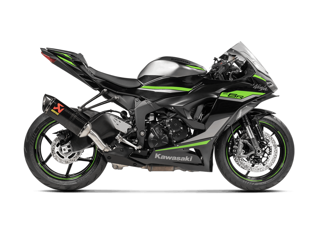 Soporte Akrapovic Escape soporte (Carbono) para Kawasaki Ninja ZX-6R 600 2009-2016, ZX-6R 636 2013-