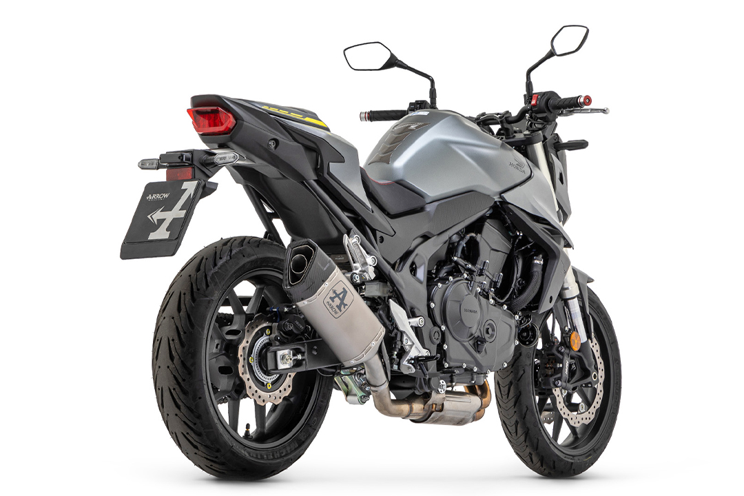 ARROW PISTA Slip-On Titanio para Honda CB750 Hornet Año del modelo 2023-