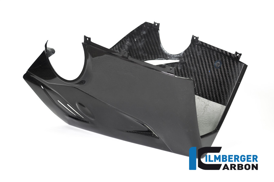 Quilla de Carbono Ilmberger para Escape Akrapovic Slip On para Ducati Panigale V4 / V4S a partir de 2018