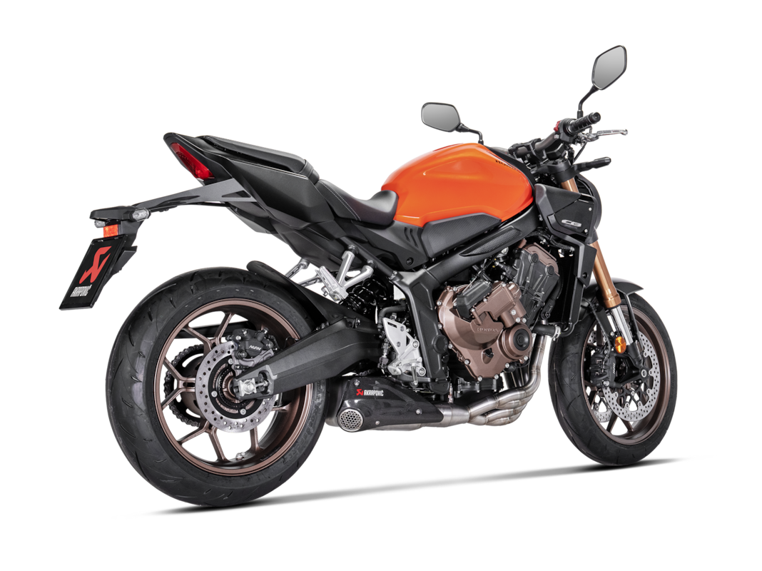 Akrapovic Racing Line (Titanium) sistema de escape para Honda CB650R, CBR650R, 2019-2026