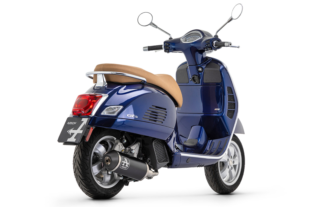 ARROW Escape DARK URBAN para Piaggio Vespa GTS 125 i.e. Año de modelo 2021-