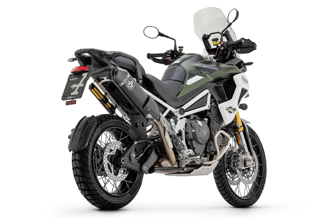 ARROW VELOCE DARK Slip-On para Triumph Tiger 1200 2022-