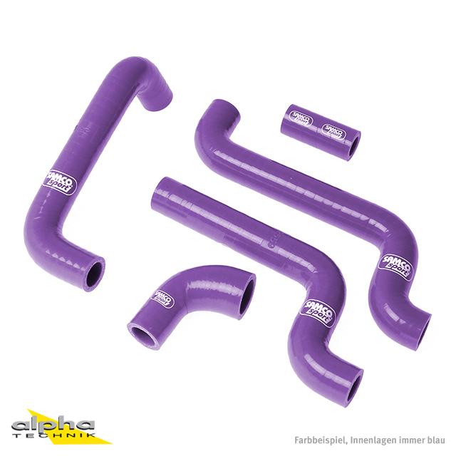 Kit de mangueras de silicona SAMCO SPORT violeta para Aprilia RS125 año del modelo 1999-2012