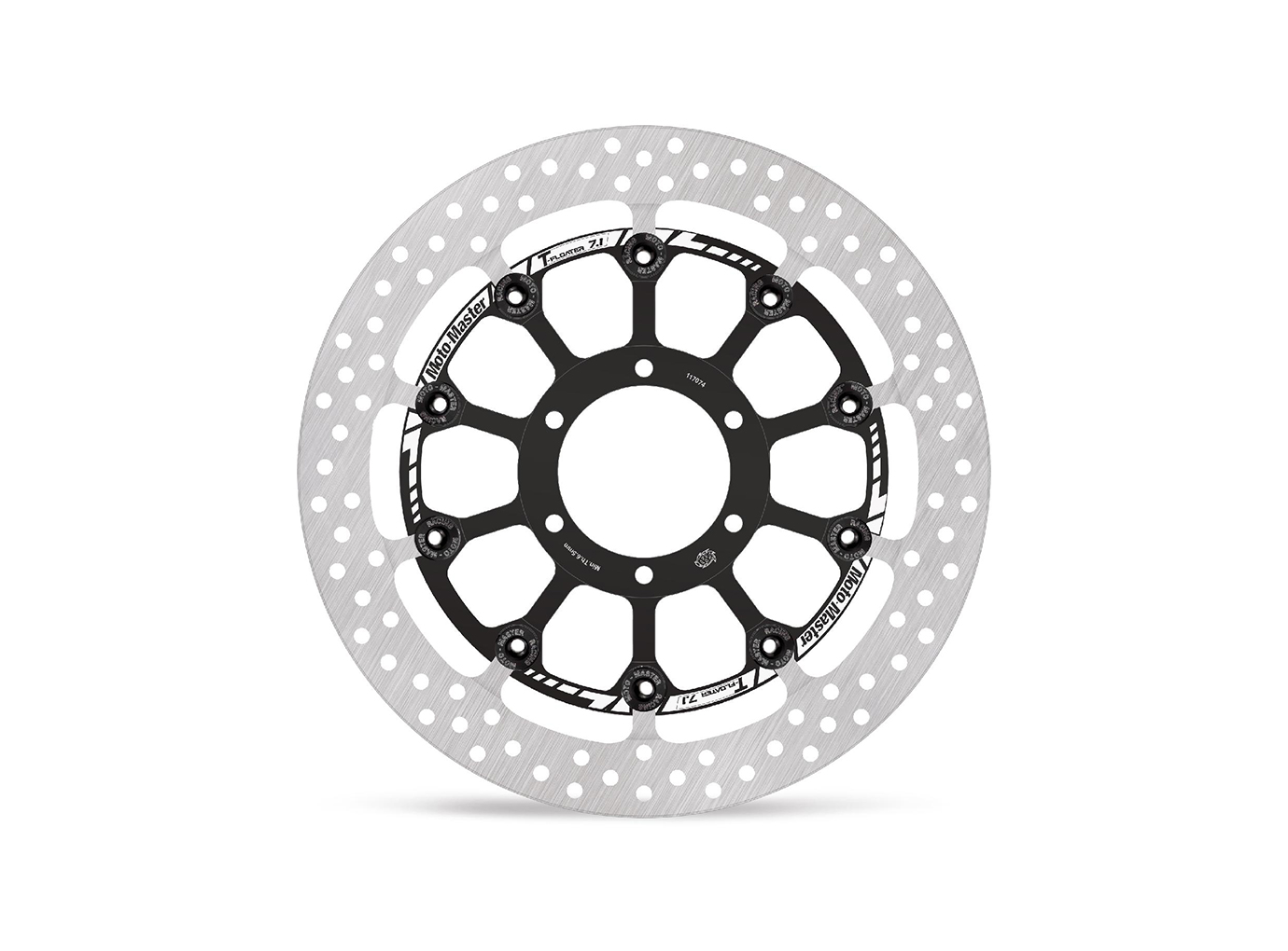MOTO MASTER disco de freno anterior, delanteroe simétrico rotacionalmente, T-Floater para BMW M1000R(R)/XR y S1000R(R)/XR