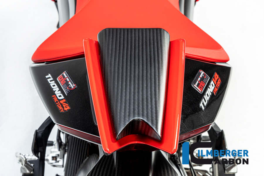 Cubreasiento de carbono Ilmberger mate para Aprilia RSV4 / Tuono V4 2021-