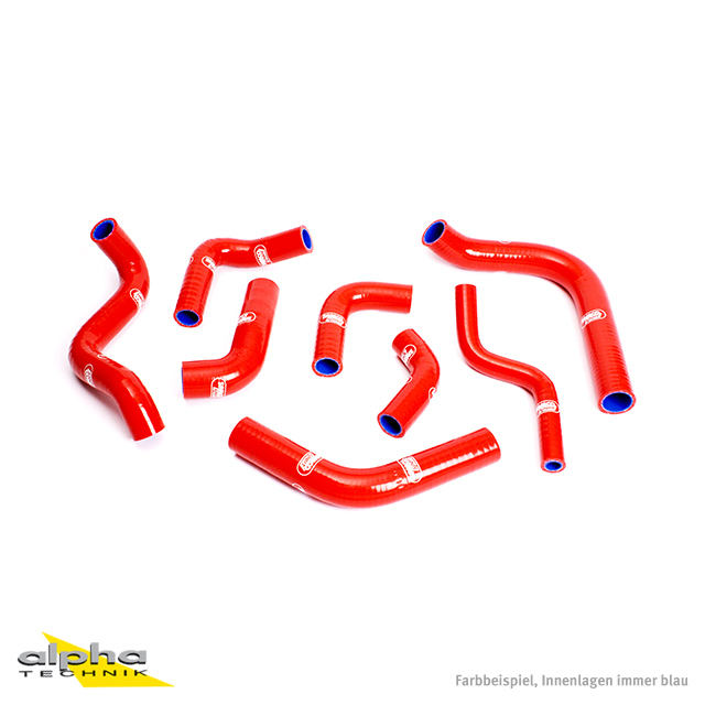 Kit de Mangueras de Silicona SAMCO SPORT rojo para Ducati 996R Testastretta 998R Testastretta Año de Modelo 2001-2002