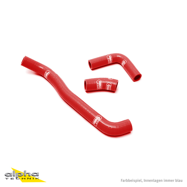 Kit de mangueras de silicona SAMCO SPORT rojo para Suzuki DRZ400SM DRZ400S año del modelo 2000-2016