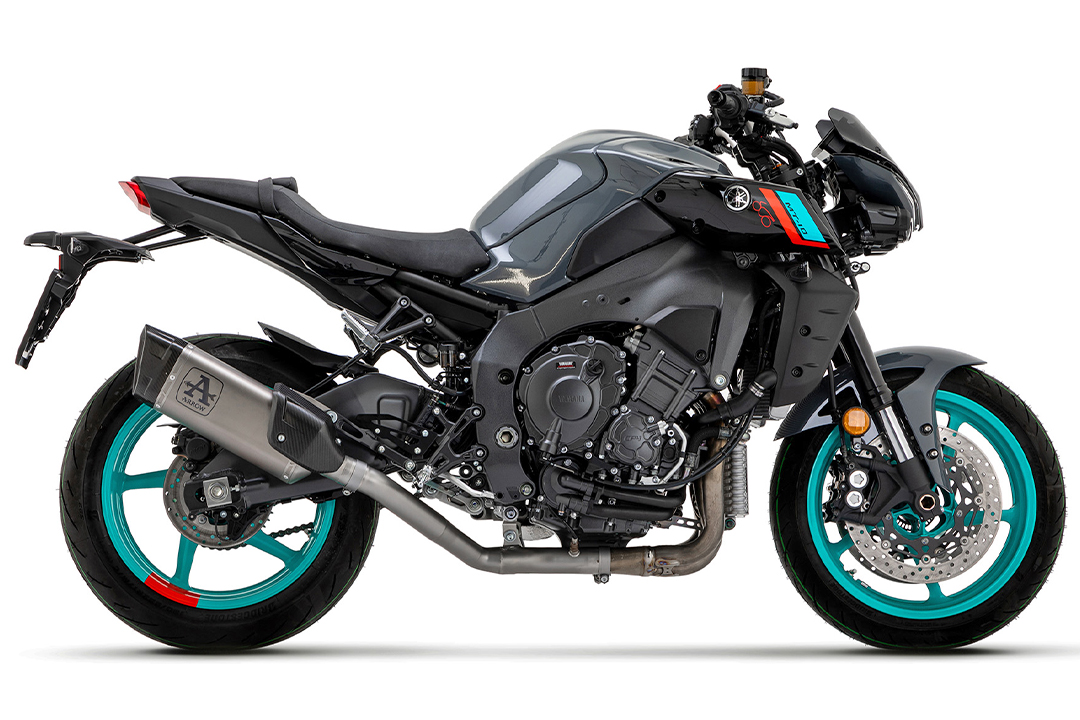 ARROW PISTA Slip-On Titanio para Yamaha MT-10 Año de modelo 2022-