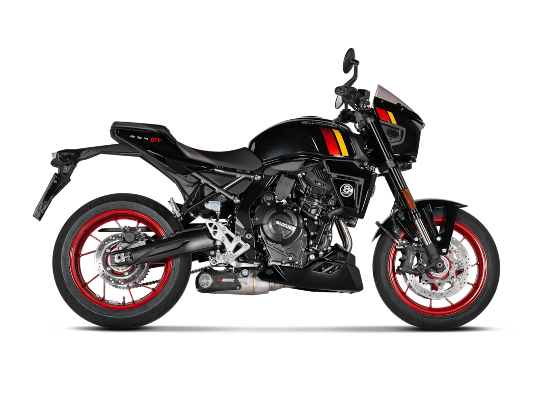 Akrapovic Racing Line (SS) sistema de escape para Suzuki GSX-8S, 8R, 2022-2025, 8T, 8TT, 2025-