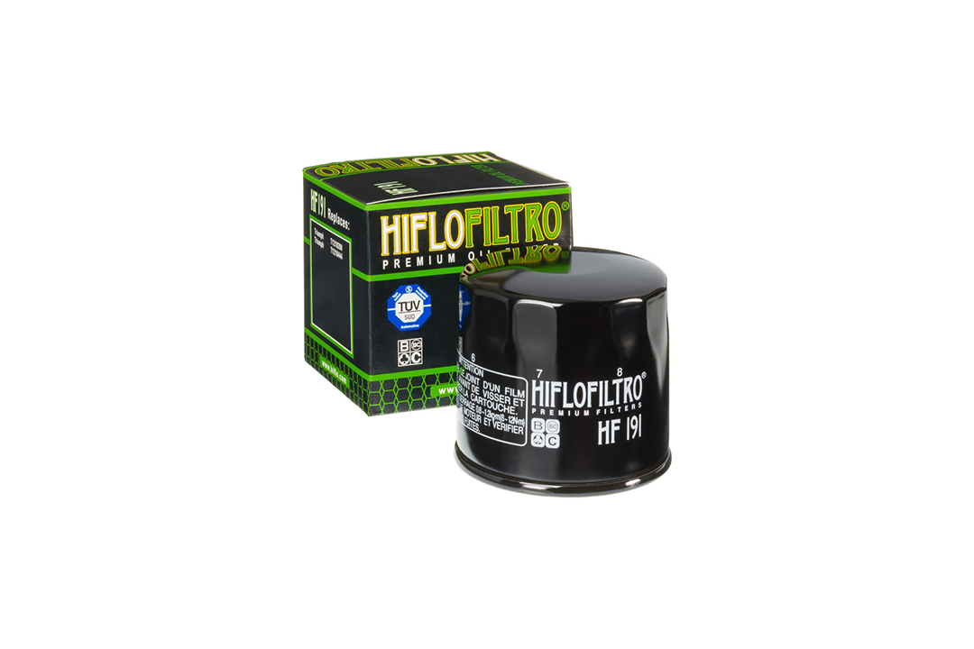 Filtro de filtro de aceite HIFLO HF191 para modelos Peugeot, Triumph y Benelli