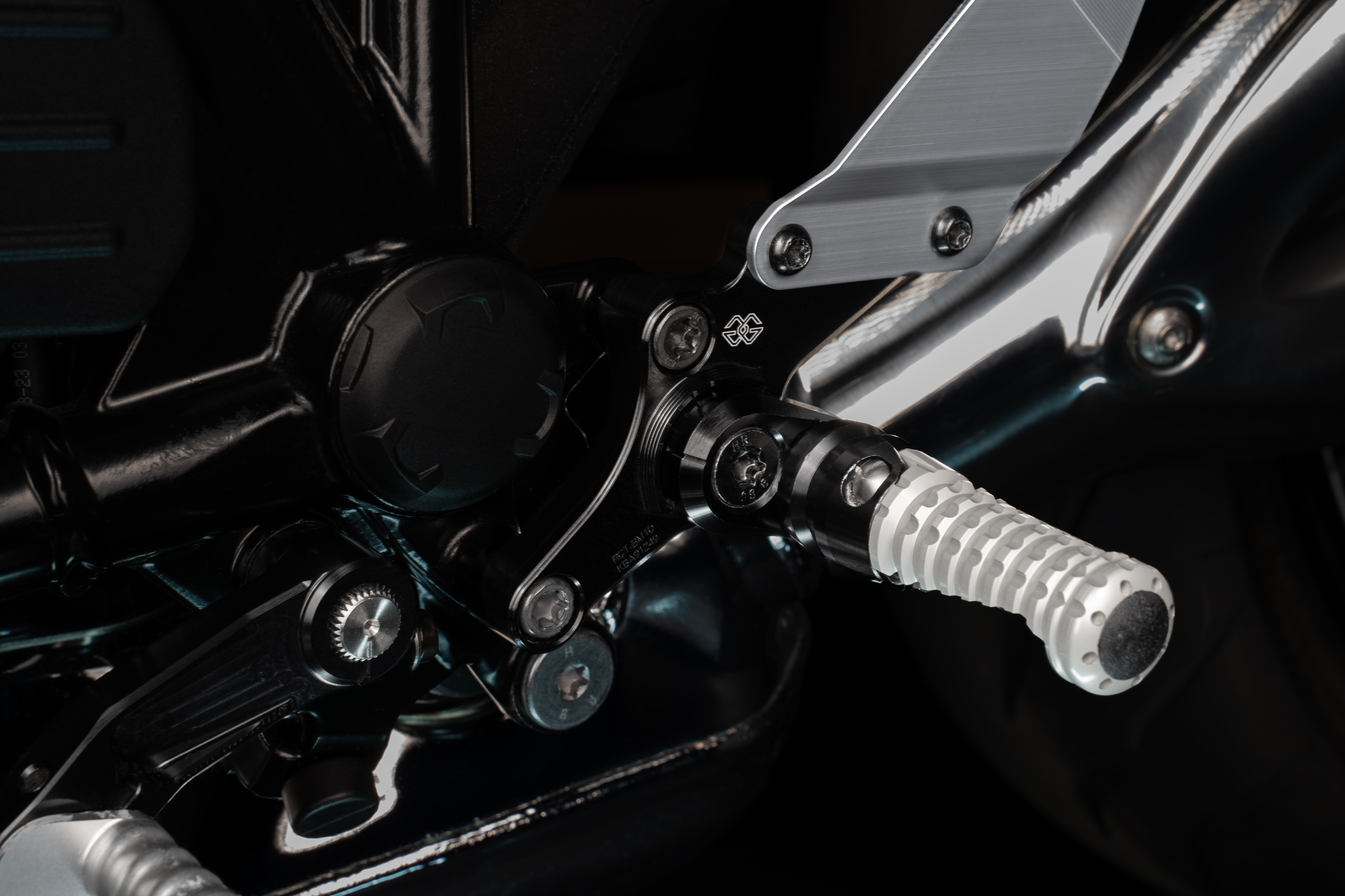 Gilles RCT10GT Sistema de reposapiéses RCT10GT-BM10-BS para BMW R12, R12 S, R12 nineT, 2024-