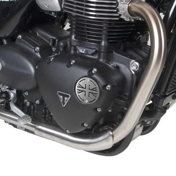 Cubierta de Tapa de Motor Barracuda tapa Triumph Street Twin 2016- plateado