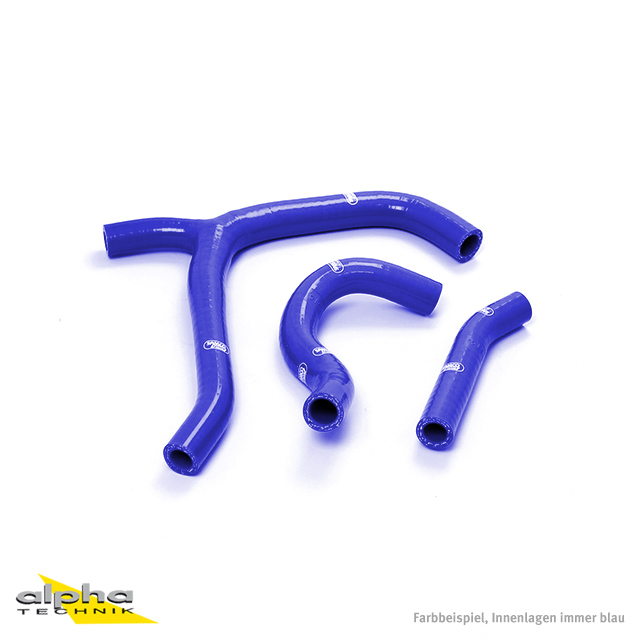 Kit de Mangueras de Silicona SAMCO SPORT azul para Honda CRF250R Año del modelo 2014-2015