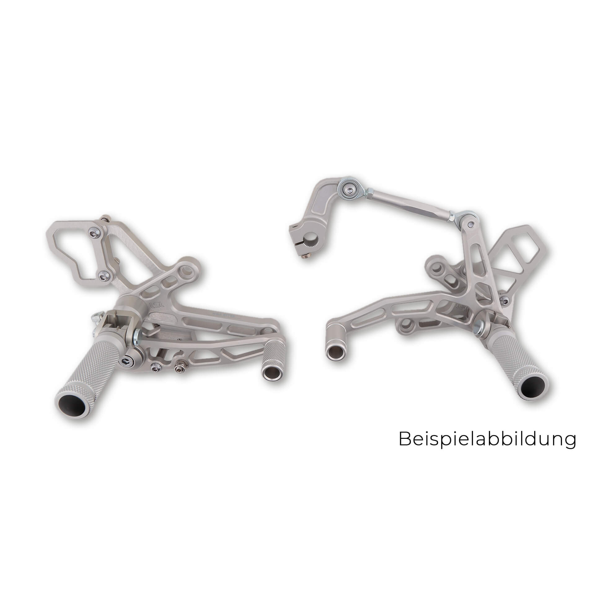 Conjunto de estriberas LSL para Kawasaki Z650, Ninja 650, 2017-, cambio estándar negro