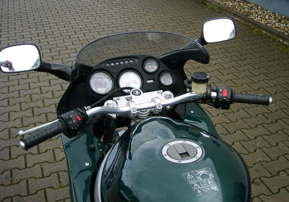 Kit Superbike LSL con homologación de piezas para Triumph Sprint ST, sin puños calefactables, Tipo T695/AB, 1999-2004, plateado, (Tipo A)