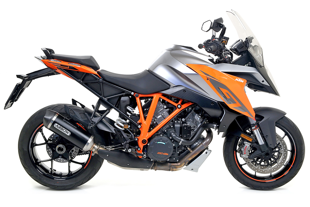 ARROW Escape RACE TECH negro para KTM 1290 Superduke 2014- / Super Duke GT 2017-2021