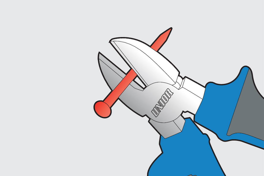 Alicate de corte diagonal UNIOR