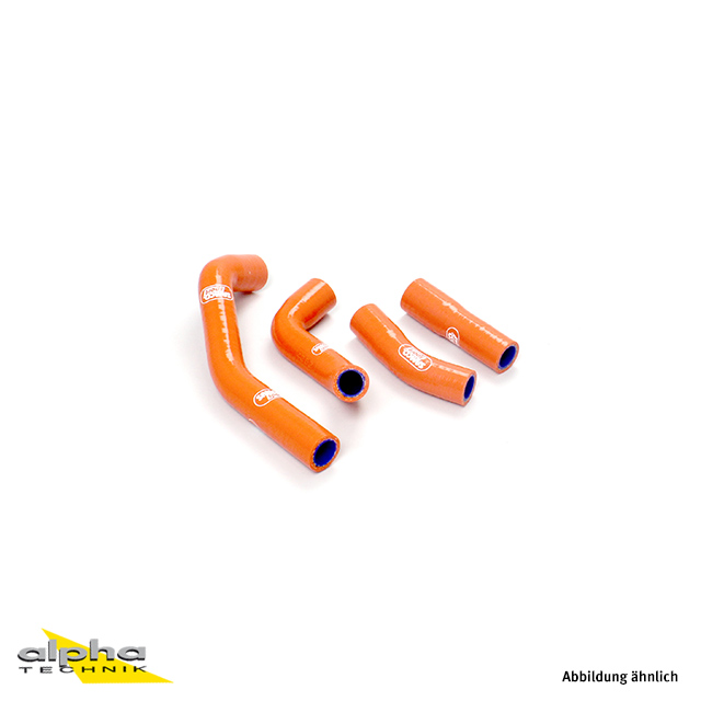 SAMCO SPORT Kit de mangueras de silicona naranja para KTM 125 Duke 125 RC 200 Duke año del modelo 2011-2016