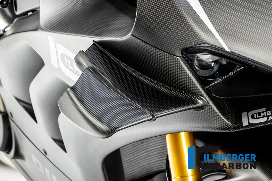 Winglets de Carbono para Ducati Panigale V4 R a partir de año 2019 lado derecho mate