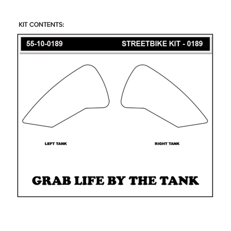 Stompgrip Tank Pad schwarz, Icon, Streetbike Tank Kit für, African Twin 1100 Adventure Sport, 2021-2026