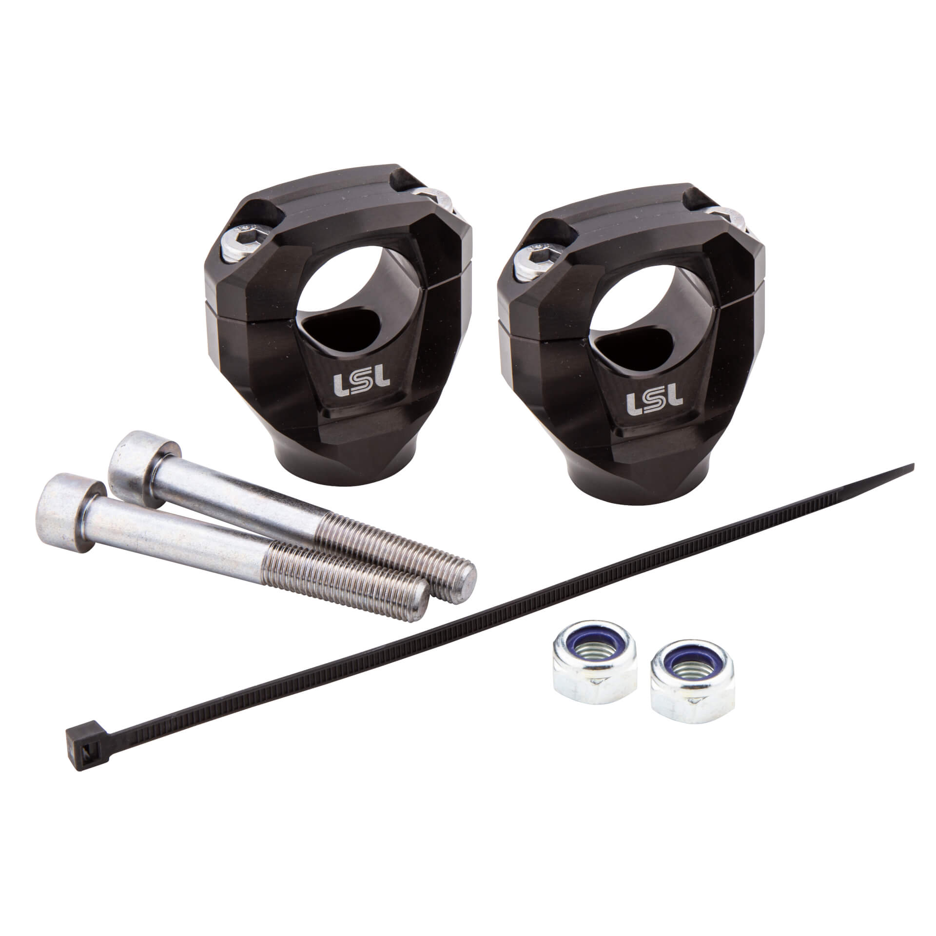 Kit de torretas LSL GONIA 28,6 mm para BMW S1000R, Tipo 2R99, 2R99r, 2021- , negro
