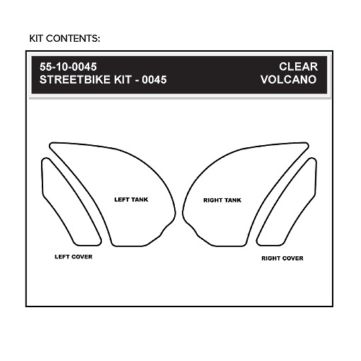 Stompgrip híbrido, Volcano, para Kawasaki Z1000SX, 2011-2019