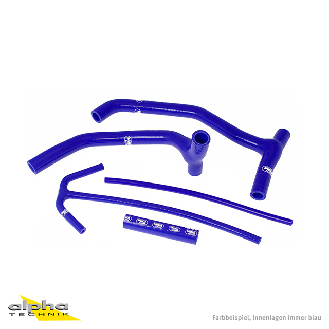 SAMCO SPORT Kit de mangueras de silicona azul para Husqvarna SM570R a partir del año de modelo 2001-
