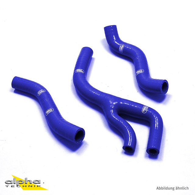Kit de mangueras de silicona SAMCO SPORT Race Design azul para Honda CRF250R año modelo 2016-2017