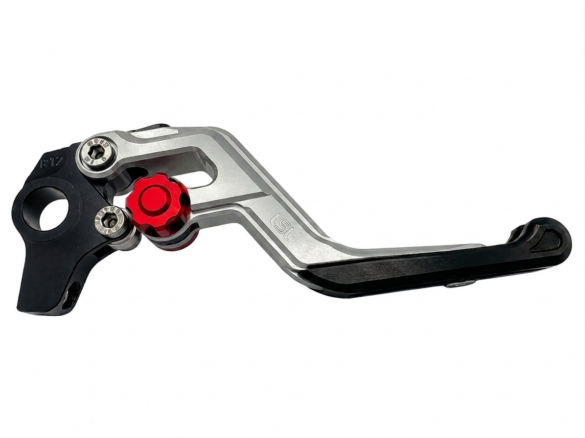 Maneta de freno LSL ERGONIA R23R Plata/Rojo/Negro