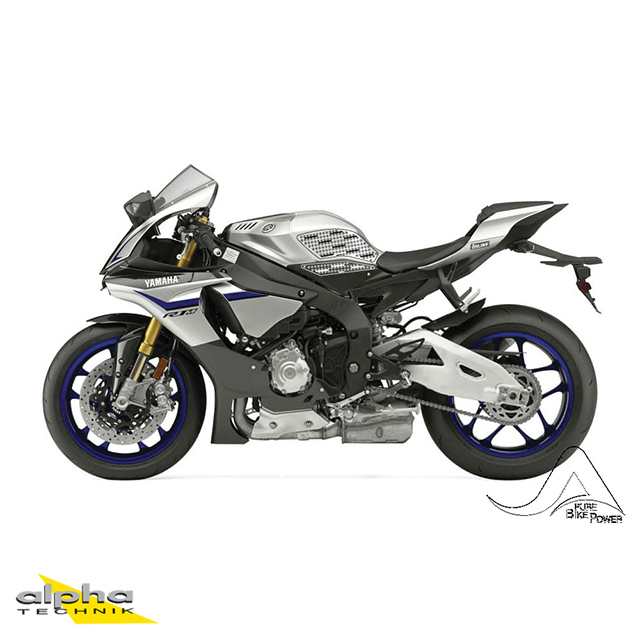 Stompgrip negro, Volcano, para Yamaha YZF-R1(M), 2015-2025