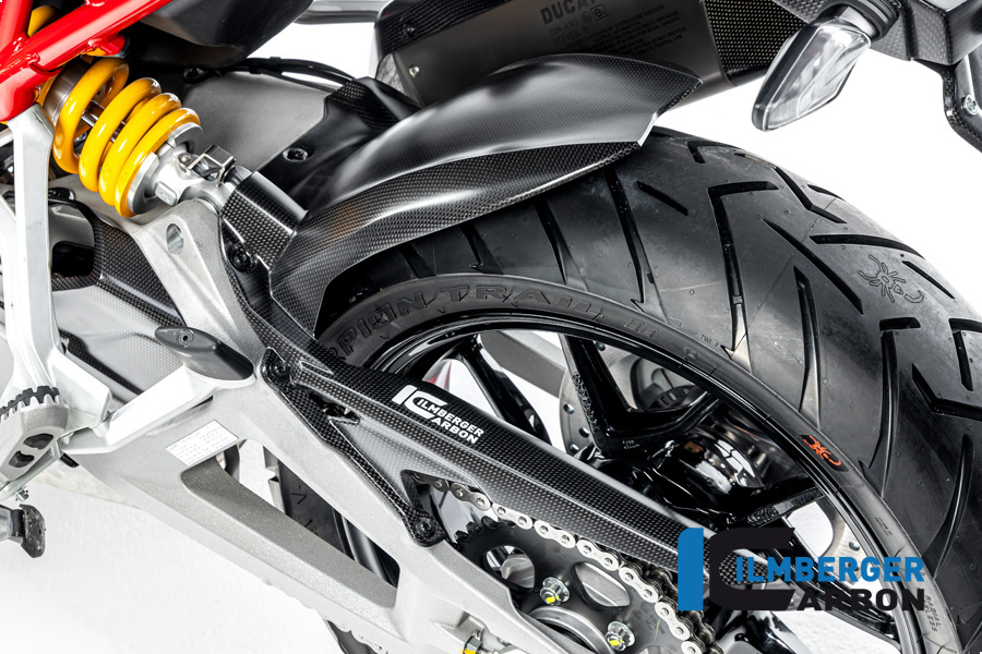 Guardabarros de carbono Ilmberger trasero, mate, Ducati Multistrada V4 2020-