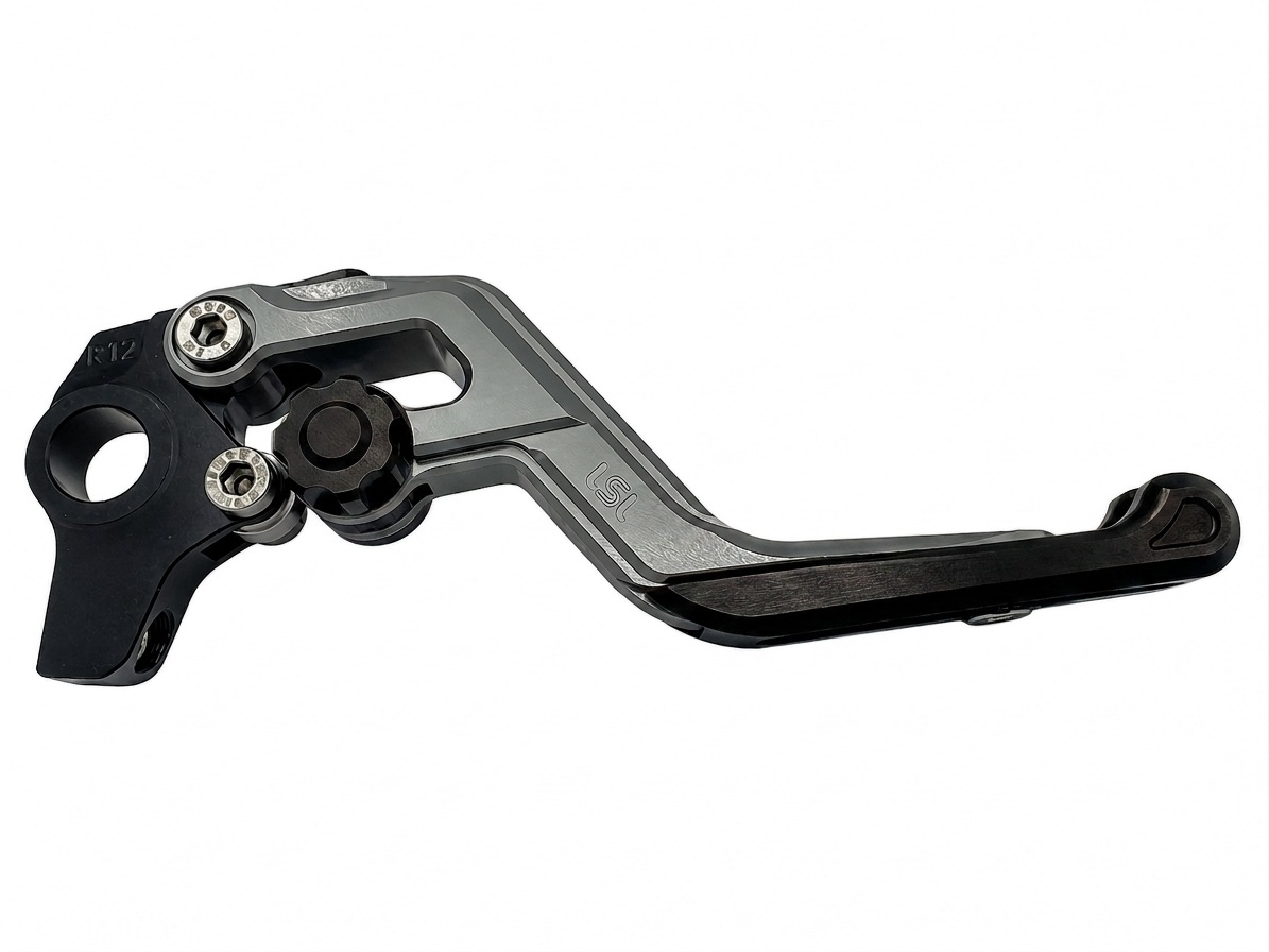 Maneta de freno LSL ERGONIA R40R Plata/Negro/Negro
