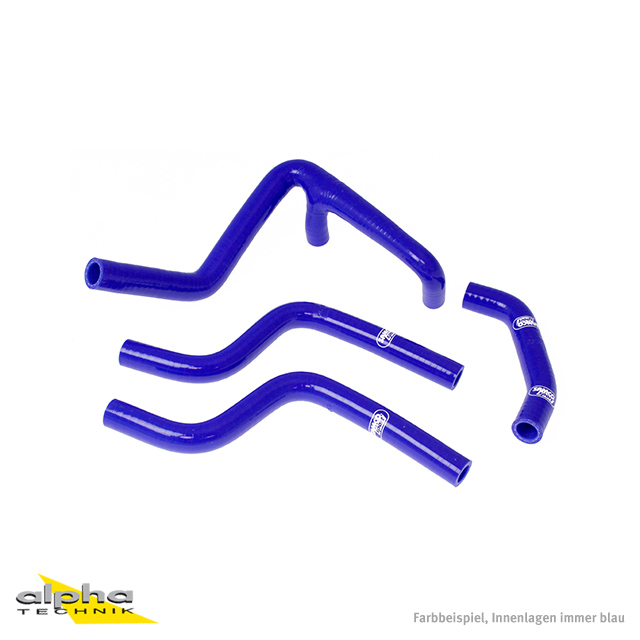 Kit de Mangueras de Silicona SAMCO SPORT azul para Husqvarna CR250 CR360 WR250 WR360 año modelo 2000-2007