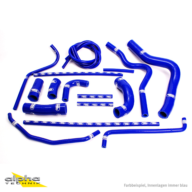 Kit de mangueras de silicona SAMCO SPORT azul para Yamaha YZF1000R1 modelo 2004-2006