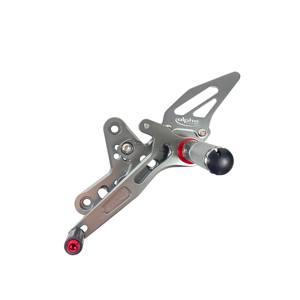 >TRACK< Sistema de reposapiés de titanio Kawasaki Ninja 400 a partir de 2018 / Z400 a partir de 2019 ABE