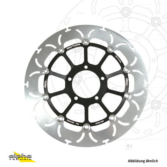 alpha Technik disco de freno Omega-Design ABD33, anterior, delanteroe para KTM 1050, 1190, 1290, 790 Adventure
