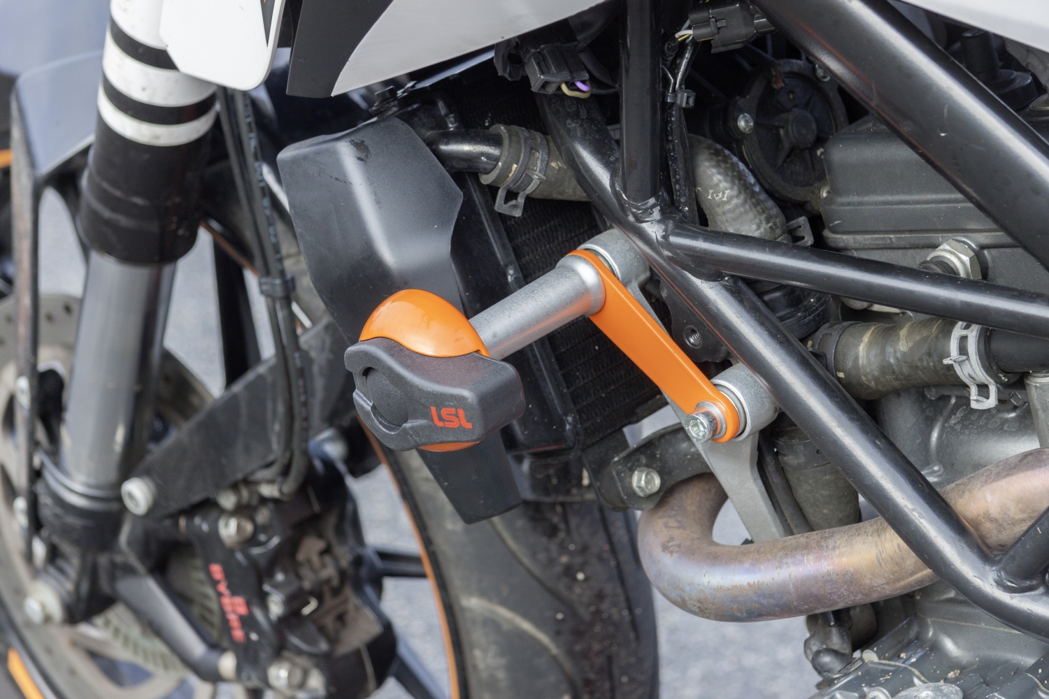 Kit de montaje de Crash Pad LSL para KTM Duke 125, Duke 200