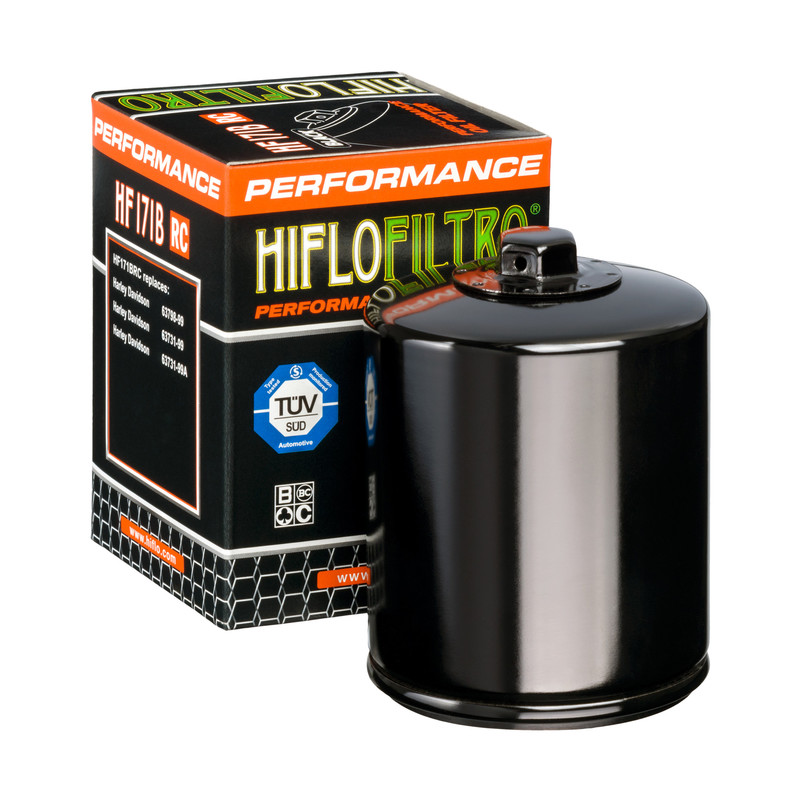 Filtro de aceite HIFLO filtro de aceite HF171BRC para modelos Harley Davidson con aro tórí-Satz