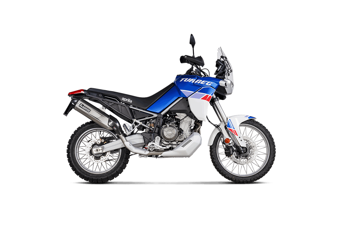 Escape Akrapovic Slip-On Line (Titanio) para Aprilia Tuareg 660 año del modelo 2022-