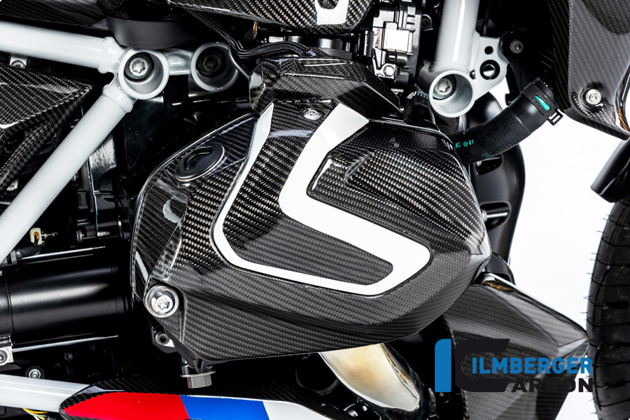 Cubierta del conector de bujía de carbono Ilmberger lado derecho para BMW R1250GS R1250R R1250RS a partir de 2019-
