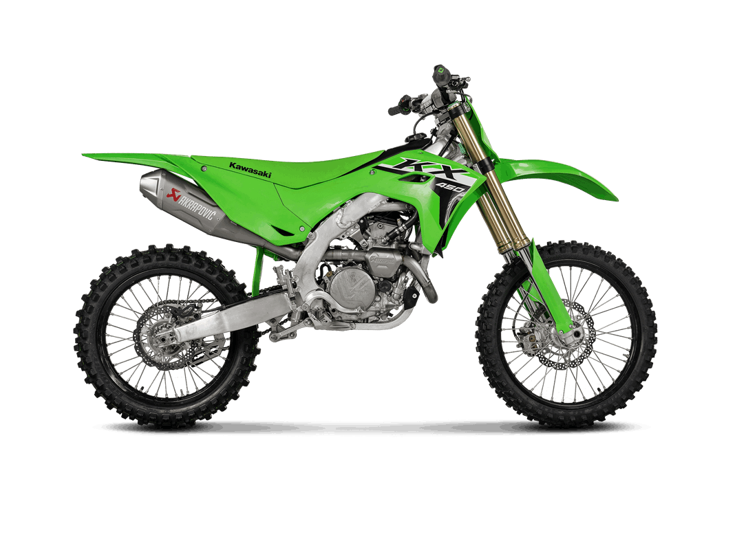 Akrapovic Evolution Line (Titanio) para Kawasaki KX450, 450X, 2024-2025