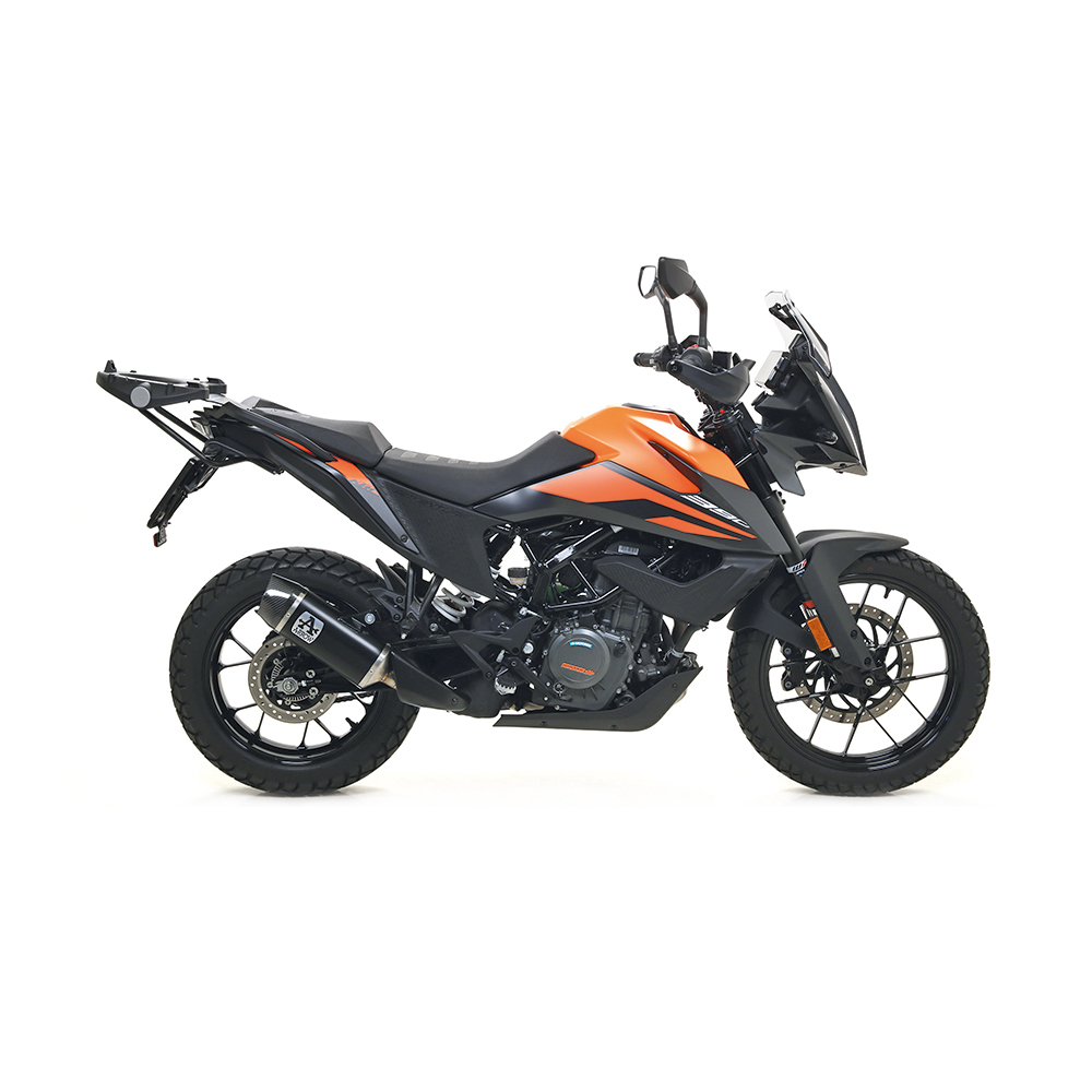 ARROW Escape DARK INDY RACE para KTM 390 Adventure 2020-, Aluminio negro