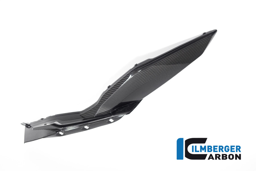 Tapa lateral de carbono Ilmberger en el depósito de gasolina (inferior) lado izquierdo, brillante, BMW S1000XR 2020- M1000XR 2024-