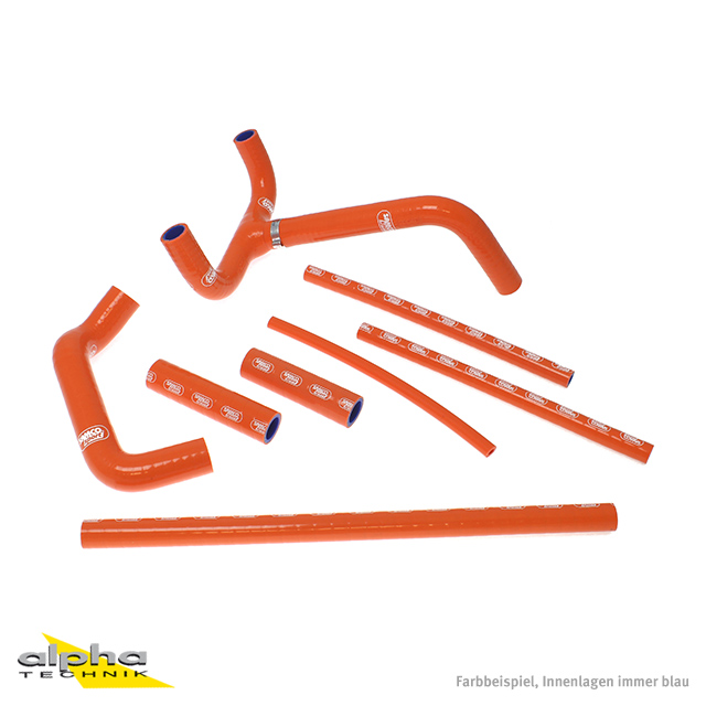 SAMCO SPORT Kit de mangueras de silicona naranja para KTM 625 SMC 640 LC4 Supermoto 640 Enduro 660 LC4 1994-2010